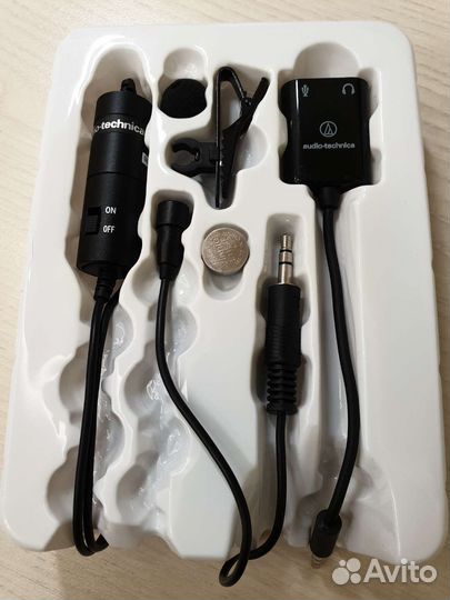 Петличный микрофон audio-technica ATR3350is
