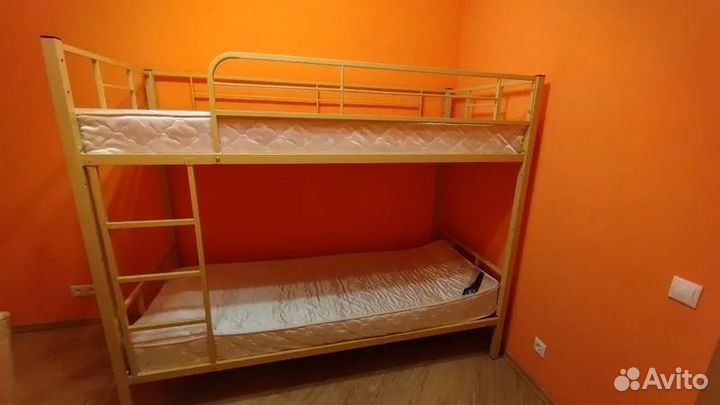 Детская кровать двухъярусная с диваном