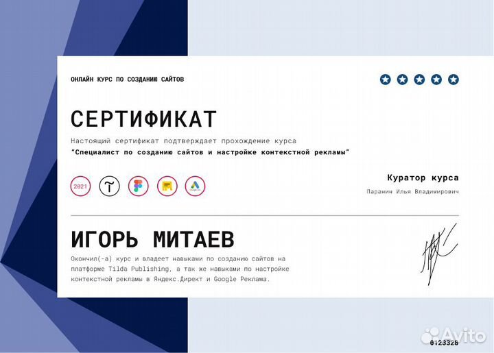 Создание сайтов. Настройка рекламы в интернете