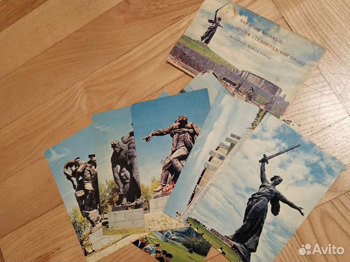 Открытки города СССР наборы неподписанные