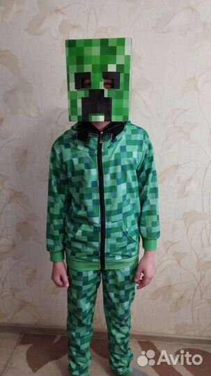 Костюм крипера из майнкрафт