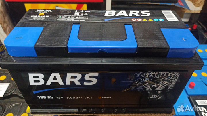 Аккумуляторы Bars 100Ah (800A)