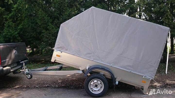 Прицеп легковой -06 с тентом (со скосом) саранский