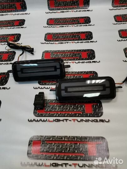 LED надфарники niva 4х4