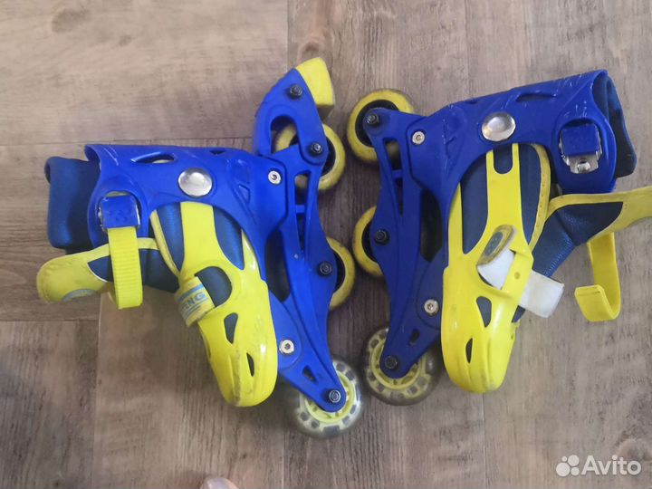 Роликовые коньки детские раздвижные