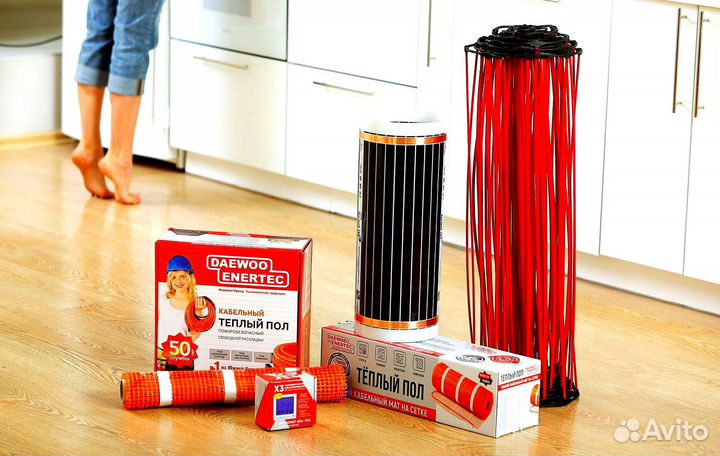 Двухжильный кабельный тёплый пол daewoo enertec