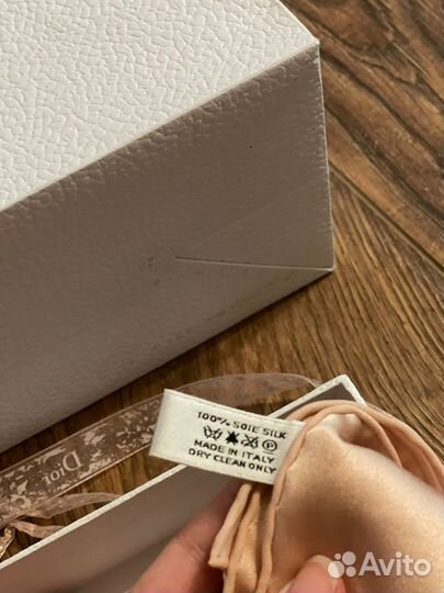 Платок шелковый dior оригинал 90/90