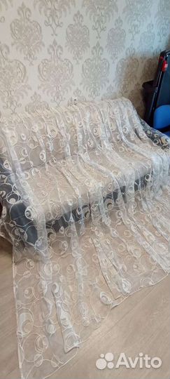 Готовые шторы органза