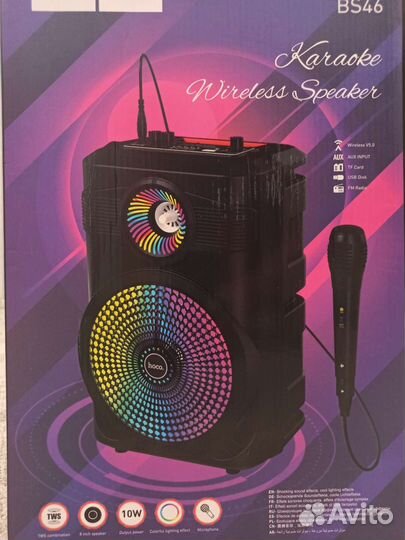 Беспроводная колонка с караоке Hoco BS46