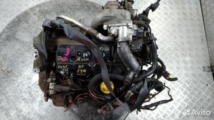 Двигатель Renault Megane 2 (06-09) 2007 Дизель 1.9