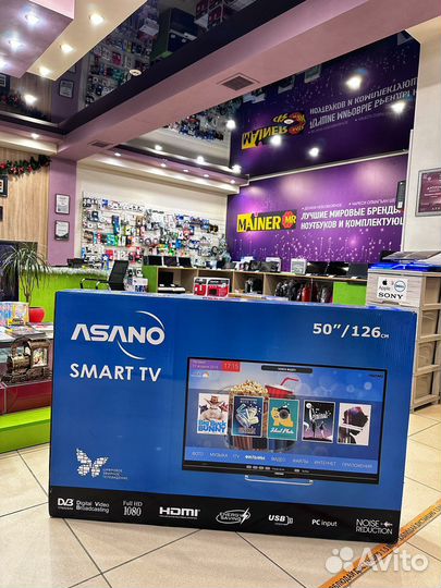 Телевизор 50 дюймов Asano SMART Full HD