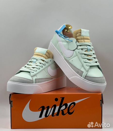 Кеды женские Nike Blazer Low Platform Barely Green