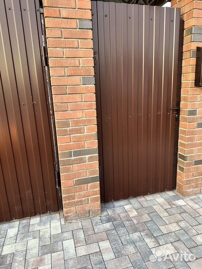 Ворота и калитка бу металлопрофиль