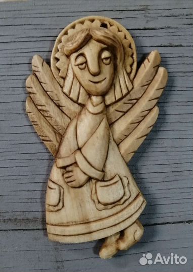 Елочные игрушки деревянные