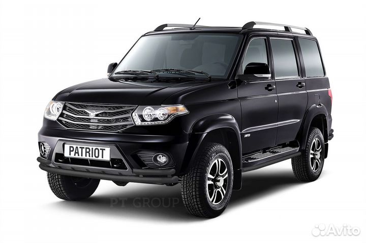 Защита порогов окантовка 51 мм (ппк) UAZ Patriot