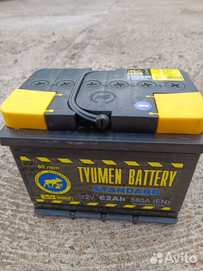Аккумулятор автомобильный новый
