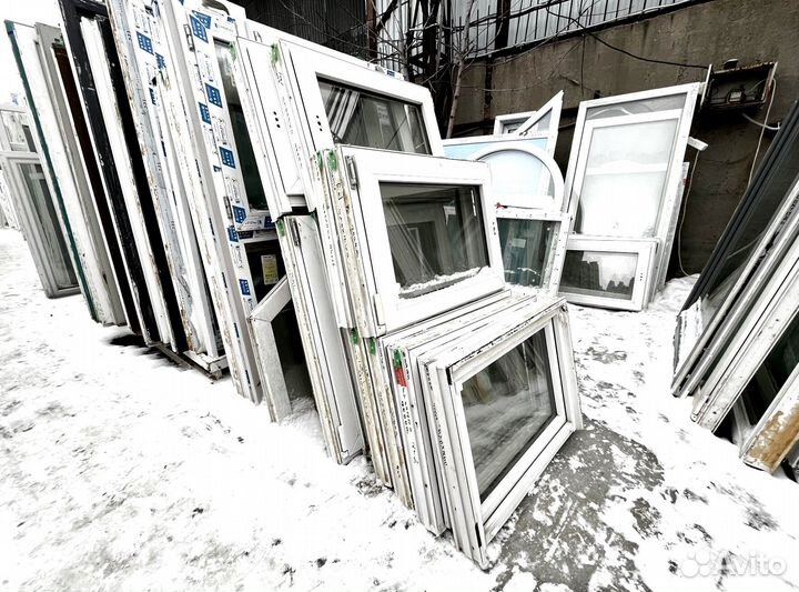 Пластиковые окна и двери бу и новые