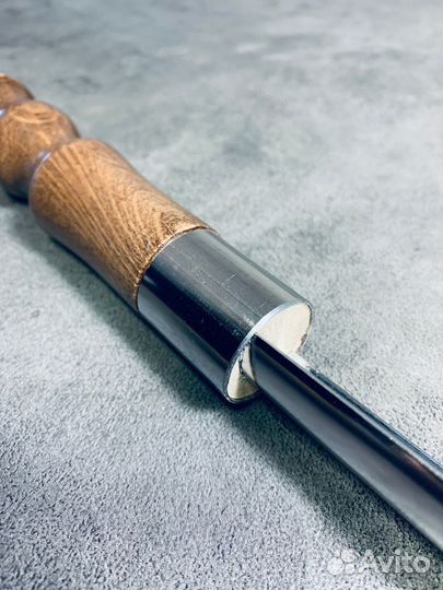 Ложка для обуви металличеквая длинная