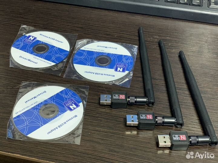 Wi-Fi USB Адаптер до 150 MB + Драйвер