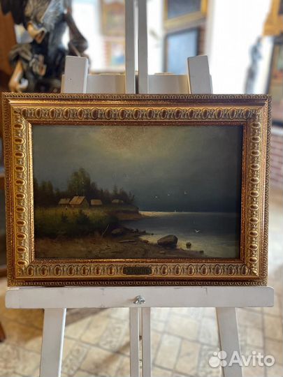 Картина маслом К.Розен. -ученик Шишкина и Клевера