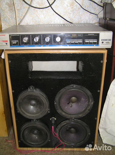 Усилитель Вега 10у-120С + колонка