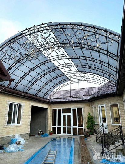 Навес из поликарбоната