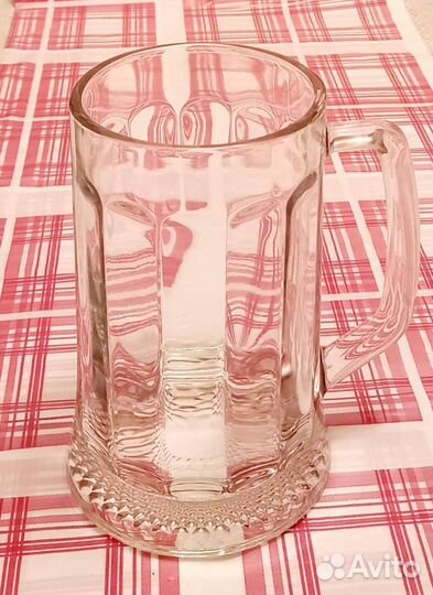 Кружки пивные, 0,5 л, г. Гусь-Хрустальный, новые