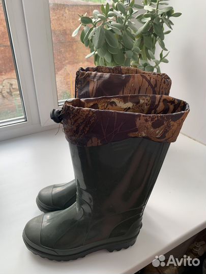 Сапоги резиновые рыболовные