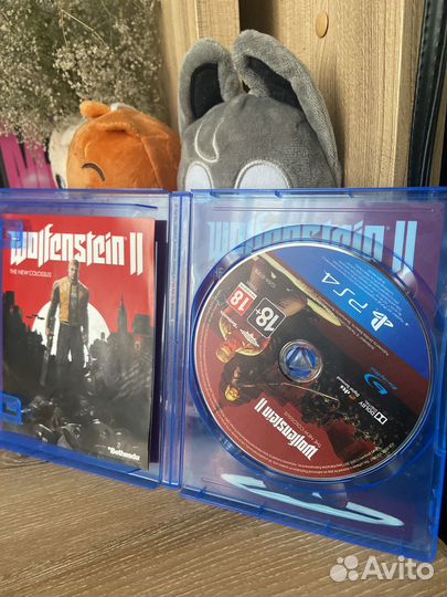 Wolfenstein 2: The New Colossus диск на ps4