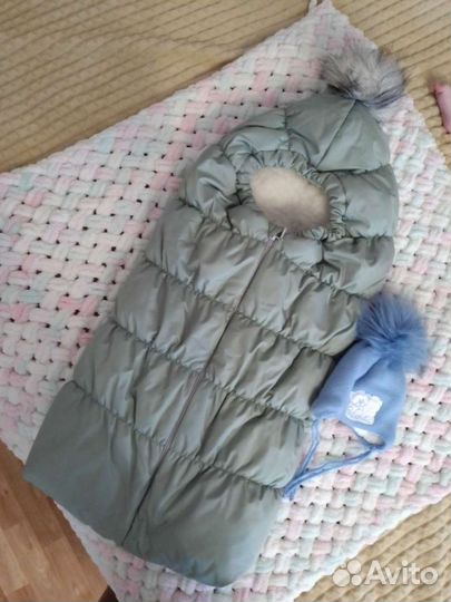 Зимний конверт 56-68 см