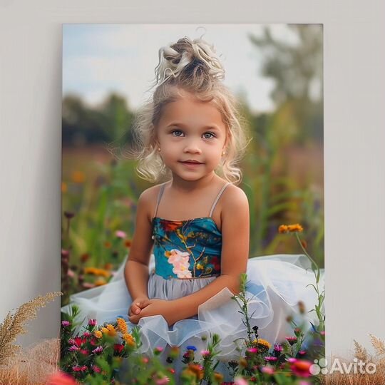 Портрет на холсте печать