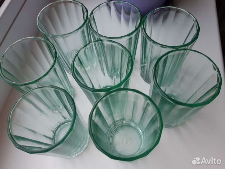 Бирюзовые гранёные СССР 100мл. За всё