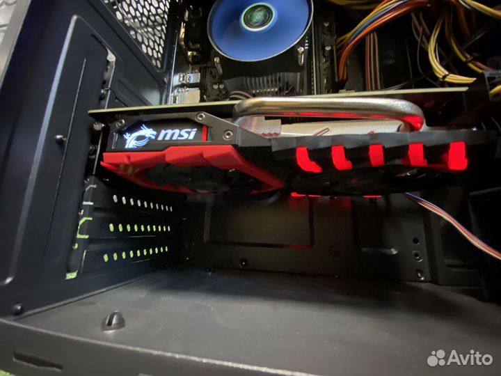 Игровой пк GTX1050TI+i5-7400+8GB+SSD/500