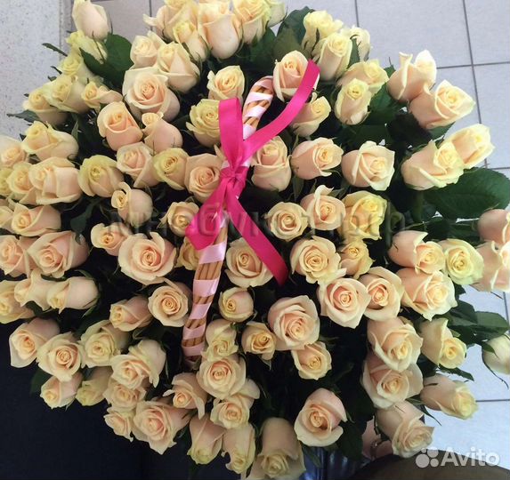 Цветы розы букет