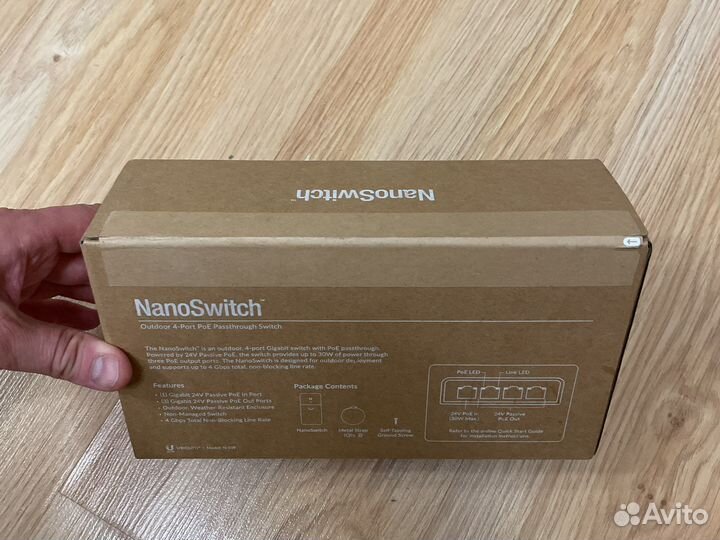 Коммутатор Ubiquiti NanoSwitch N-SW