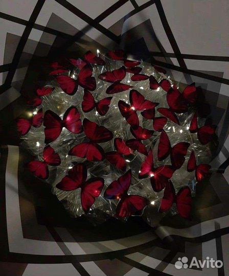 Букет из бабочек