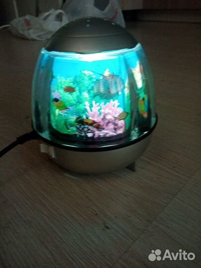 Настольный, ночник, рыбки