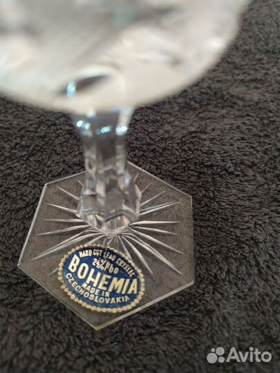 Хрустальные бокалы Bohemia Чехословакия