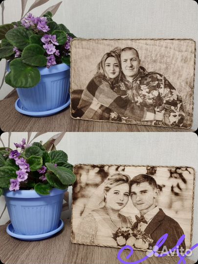 Портрет на дереве