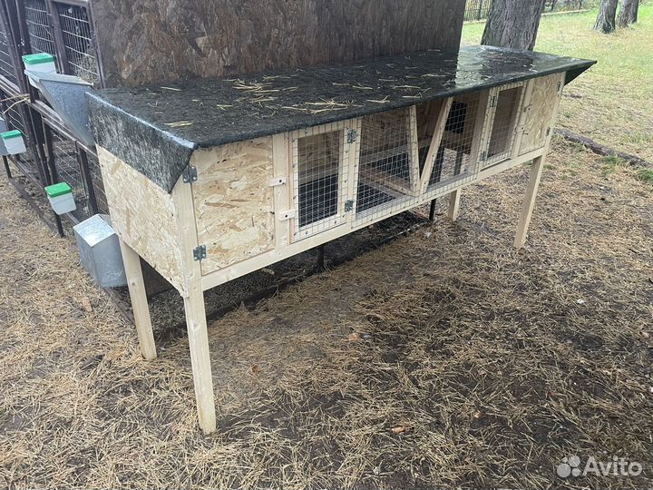 Клетка для кроликов с маточником