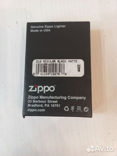 Новая зажигалка Zippo оригинал