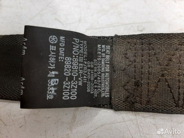 Ремень безопасности задний правый Hyundai I40 2013