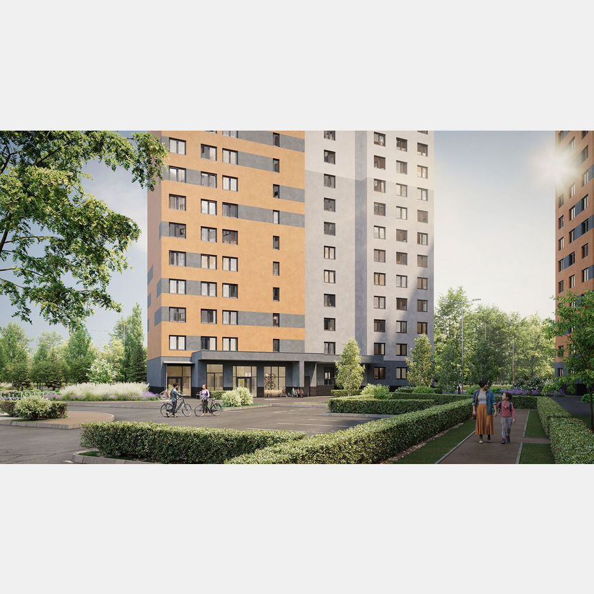 2-к. квартира, 53,8 м², 16/24 эт.