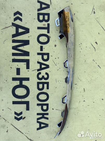 Mercedes W222 AMG Рест хром бампера переднего L