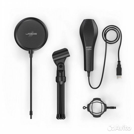 Микрофон hama Stream 400 Plus, черный