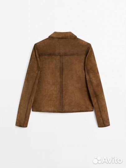 Замшевая куртка Massimo Dutti