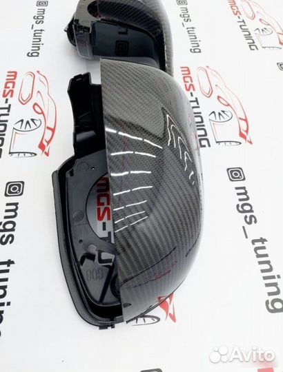 Корпуса зеркал X5M F95 на X5 G05 карбон