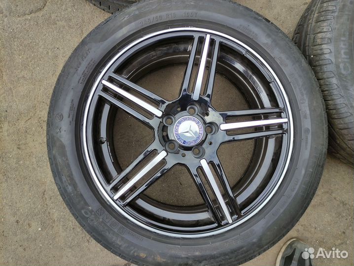 Колеса Mercedes S R18 Pirelli RFT Летние