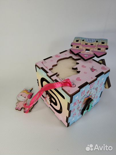 Бизикубик деревянный