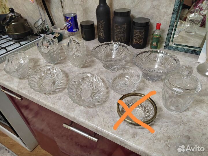 Хрусталь, стекло